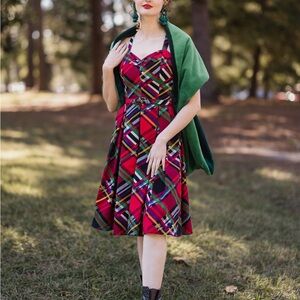 Trashy Diva GETAWAY DRESS - MAD PLAID